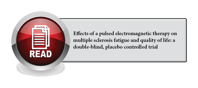 120 - Effects of a pulsed electromagnetic therapy on multiple sclerosis fatigue and quality of life: a double-blind, placebo controlled trial