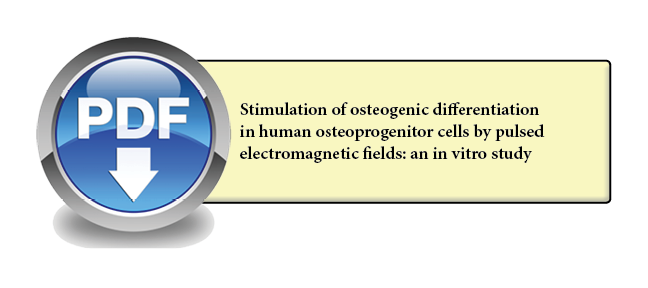 048 Stimulation of osteogenic differentiation in human osteoprogenitor cells by pulsed electromagnetic fields: an in vitro study